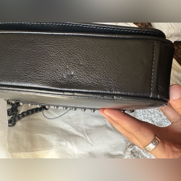 Prada black on black studded two way bag - Picture 6 of 8